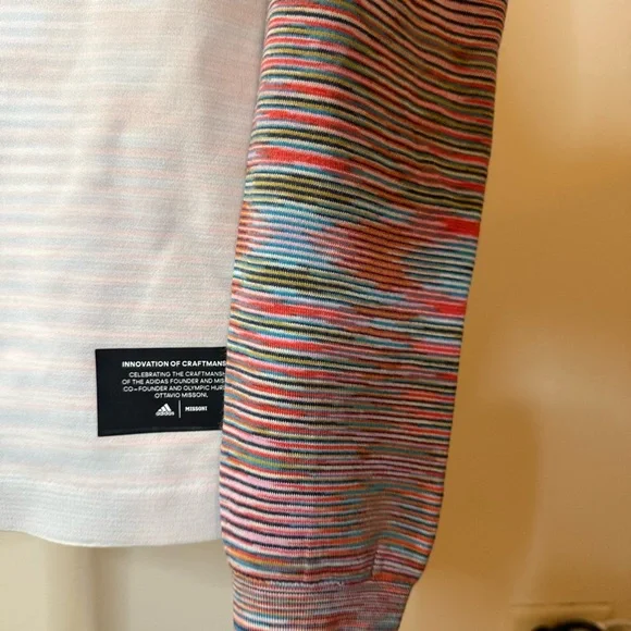 Adidas Multicolor Striped Long Sleeve Shirt - Picture 2 of 11